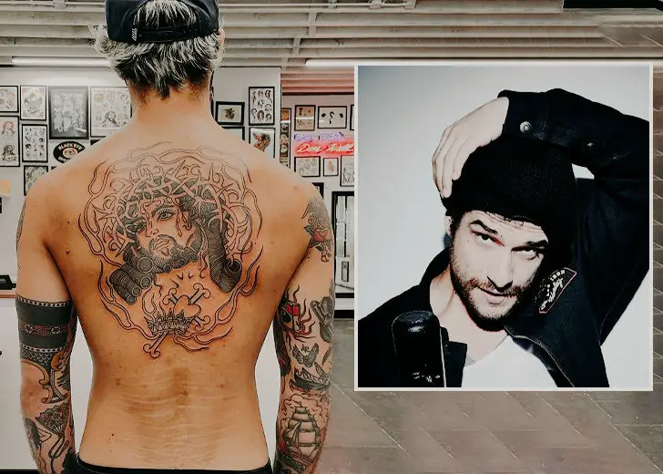 Tyler Poseys Back Tattoo — Another Art On His Body Canvas