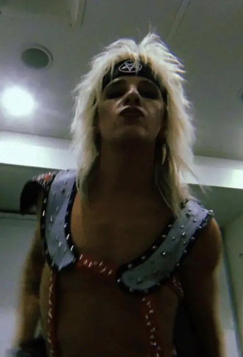 A visibly leaner Vince Neil in a picture taken on March 29, 1983.