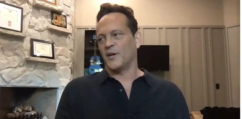 Vince Vaughn during an appearance on 'Live with Kelly and Ryan' talking about his wife and kids