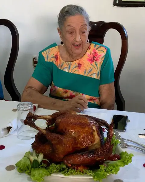 Ana Navarro's mom Violeta Flores Lopez in November 2021.