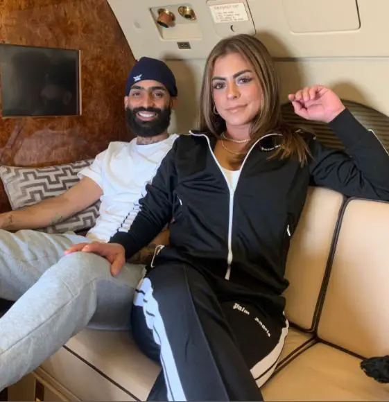 Arcangel with his second wife Janexsy.