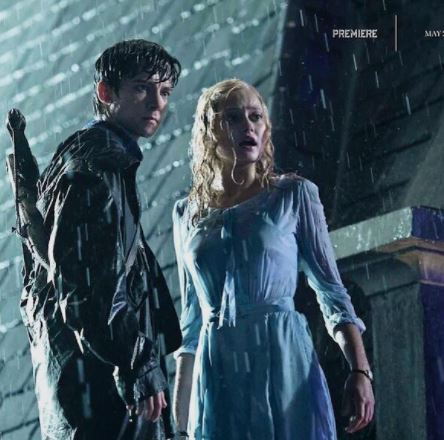 Asa Butterfield and his ex girlfriend Ella Purnell. 