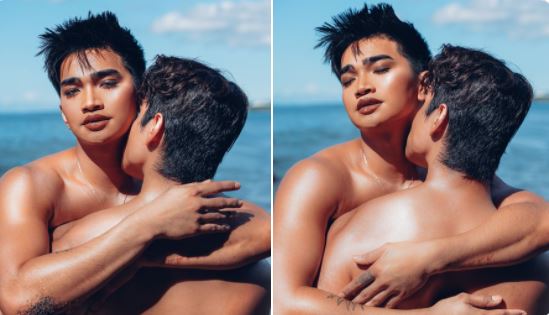 Bretman Rock and his secret boyfriend. 