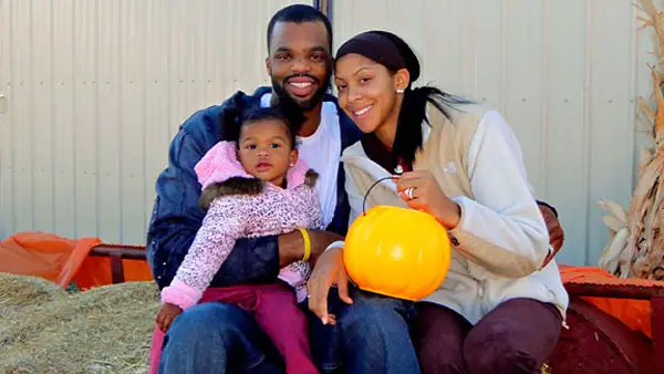 Candace Parker, her ex husband Shelden Williams and their daughter Lailaa