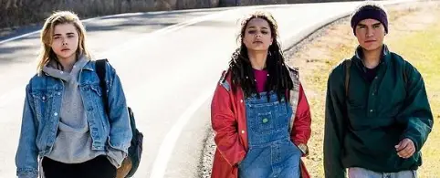 Chloe Grace Moretz On Set of Movie