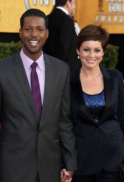 Corey Reynolds with wife