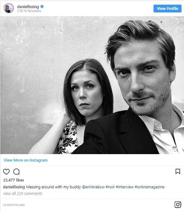 Daniel Lissing On Co-Star He Married & Made His Wife - Erin Krakow