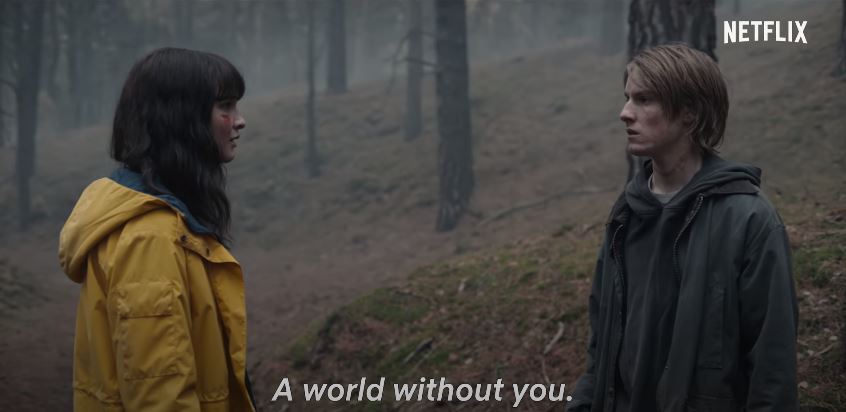 A still image of Jonas and Martha from Dark season 3 trailer