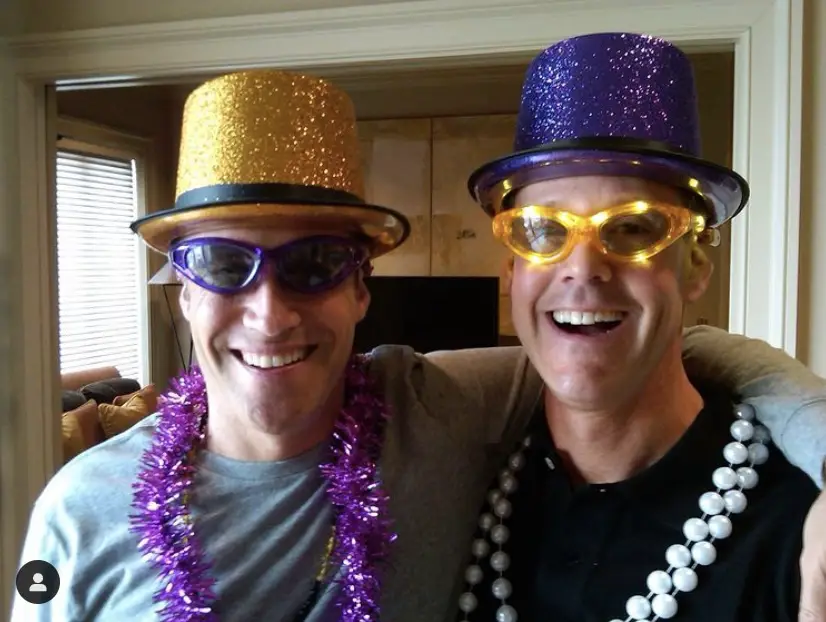 David Bernard and his husbandÂ Charles Urstadt before they moved to New Orleans
