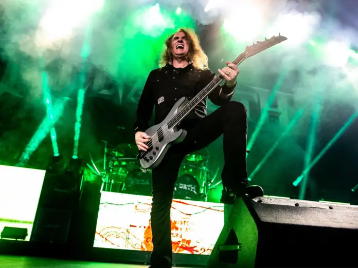 David Ellefson on stage