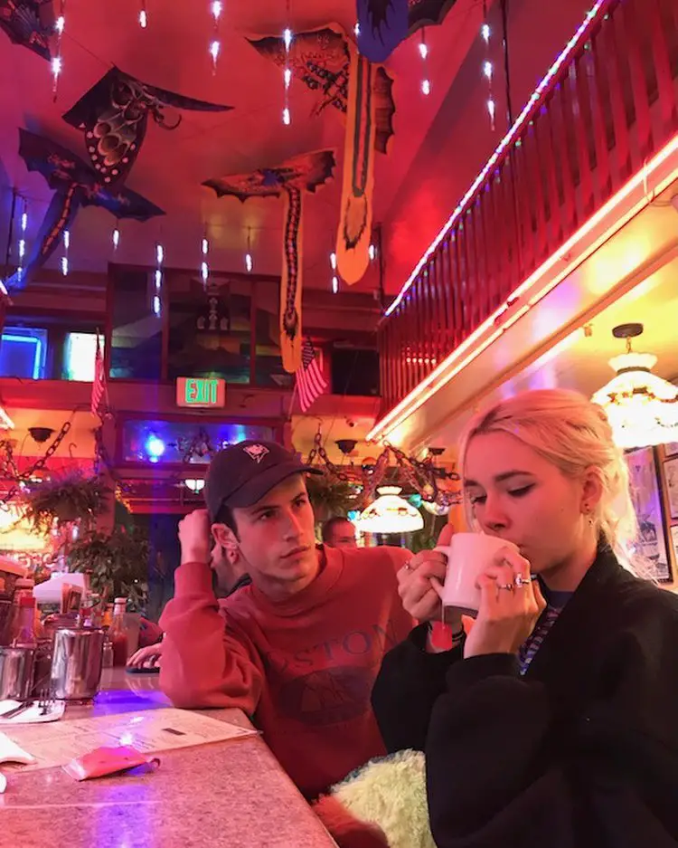 Dylan Minnette with his alleged girlfriend Lydia Night.