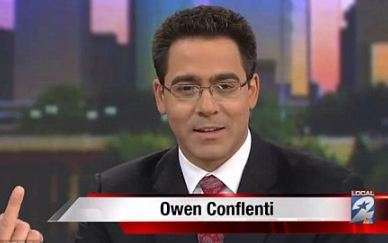 owen conflenti kprc wife baby family who she but anchor reports local his