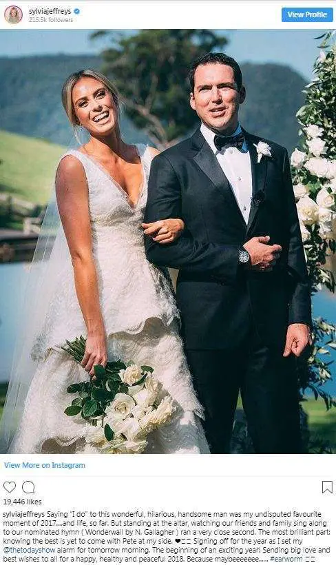 Why Sylvia Jeffreys Age 32 Compared Wedding With Husband To Royals