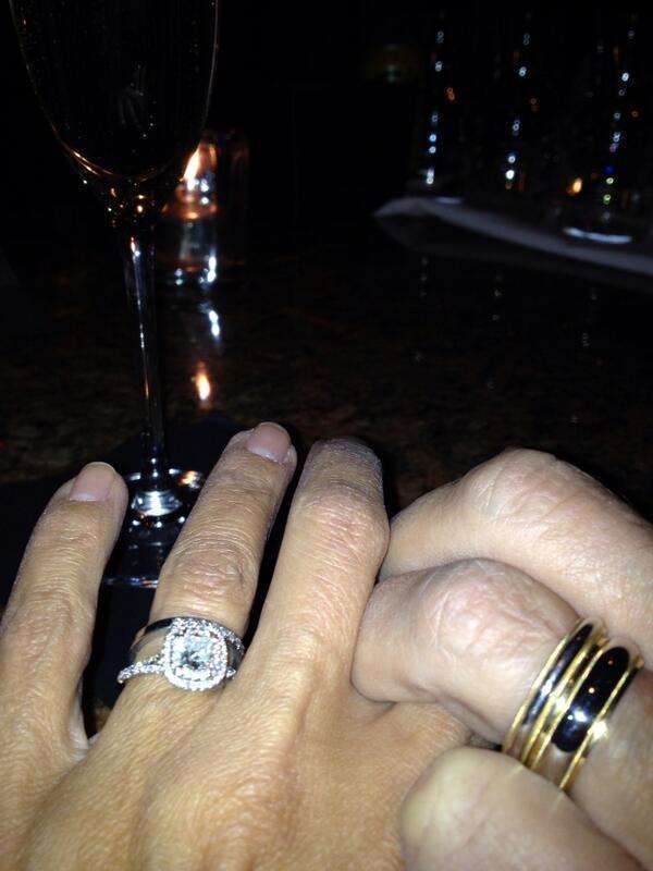 Teryl Rothery and boyfriend Carl Kumpera got engaged on 19 December 2013