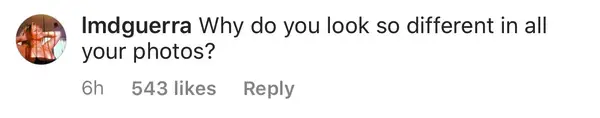 A fan's comment on Khloe's Post