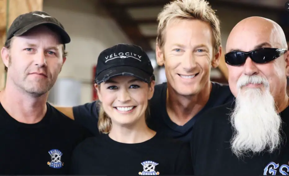 Heather Storm with her 'Garage Squad' team.