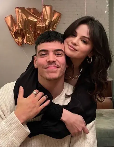 Aaron Dominguez and his rumored girlfriend Selena Gomez
