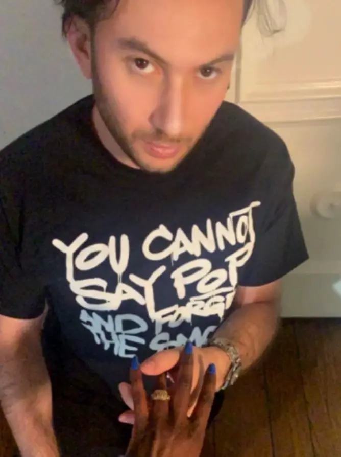 Ryder Ripps proposed with a menorah ring