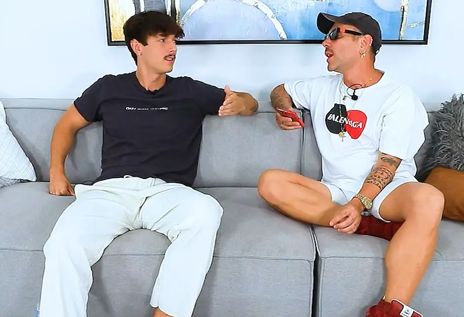 Bryce Hall talking about his former girlfriend Addison Rae on Mattheus Mazzafera