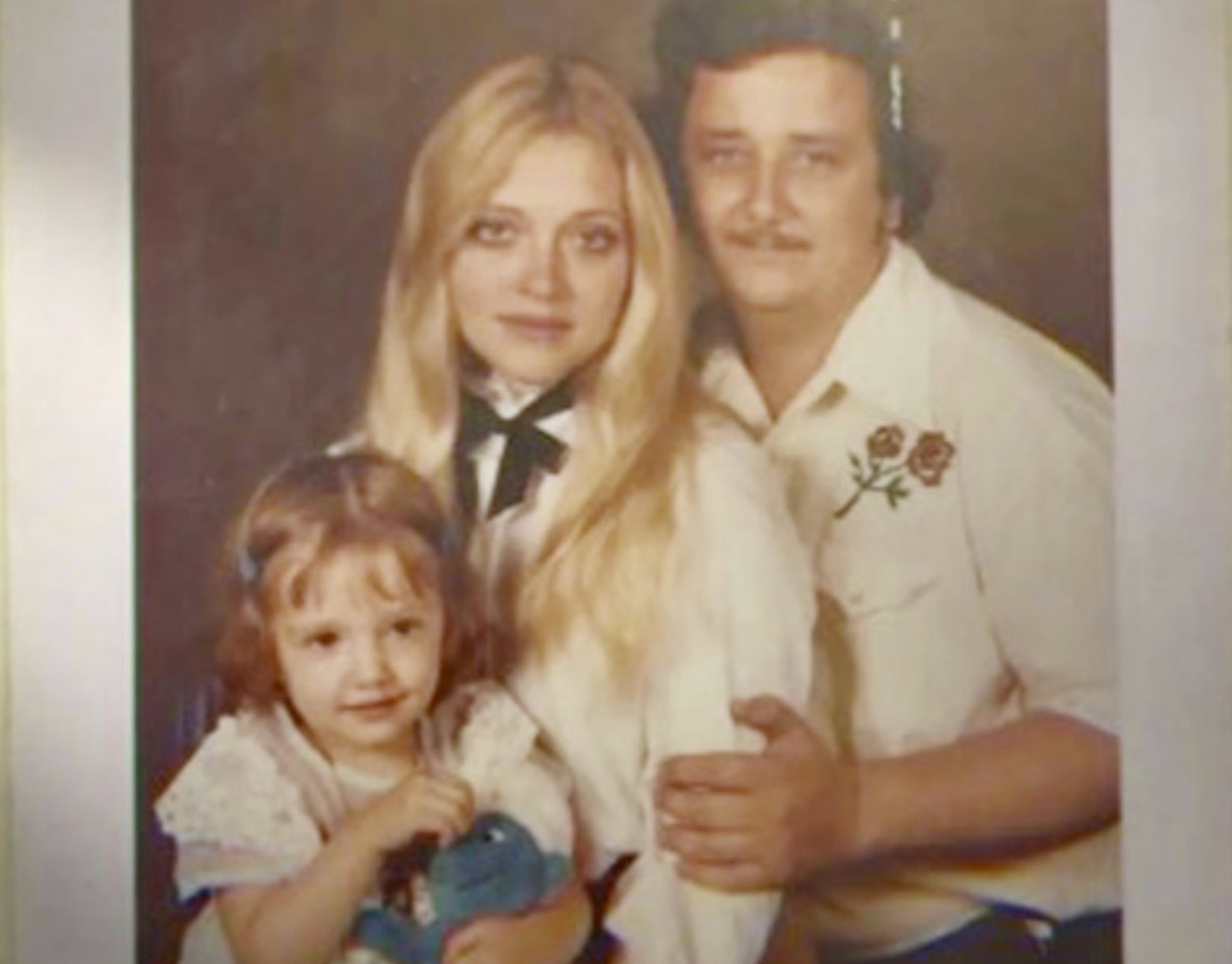 Carole Baskin with her first husband, Michael Murdock, and their daughter, Jamie Veronica Murdock.