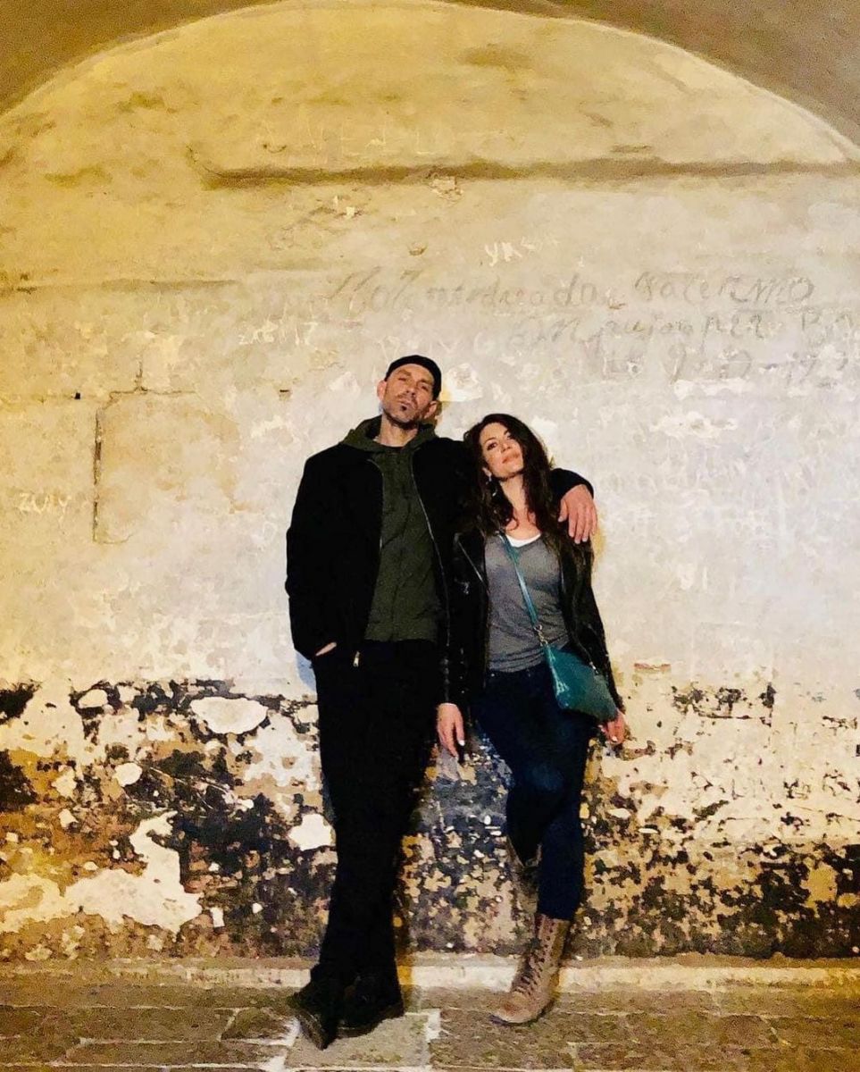 Cerina Vincent with her husband Mike Estes