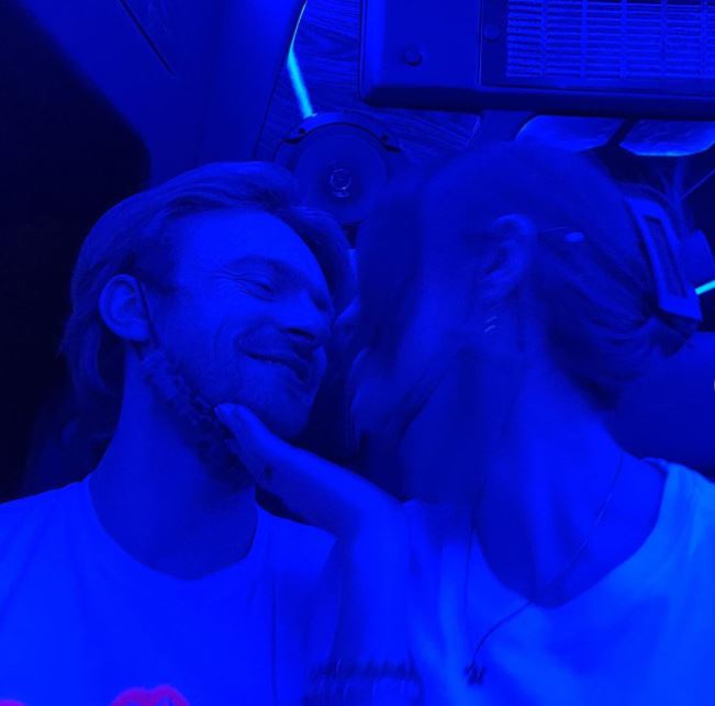 Claudia Sulewski's tribute for her partner during their third anniversary