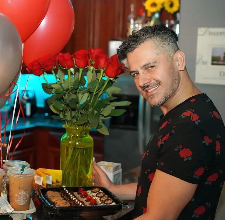 Derrick Barry's first boyfriend, Nick San Pedro