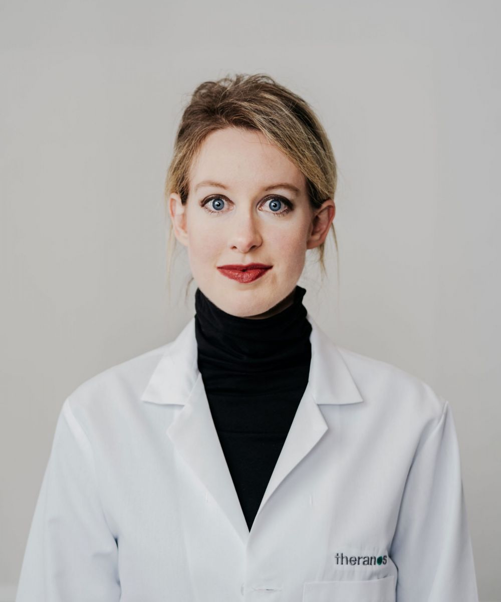 Elizabeth Holmes posing for a picture