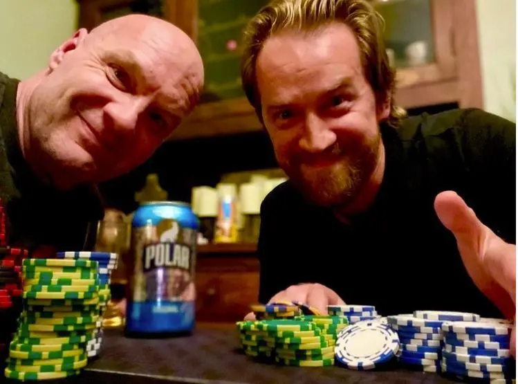 'Good Luck Charlie' stars Eric Allan Kramer and Jason Dolley playing poker