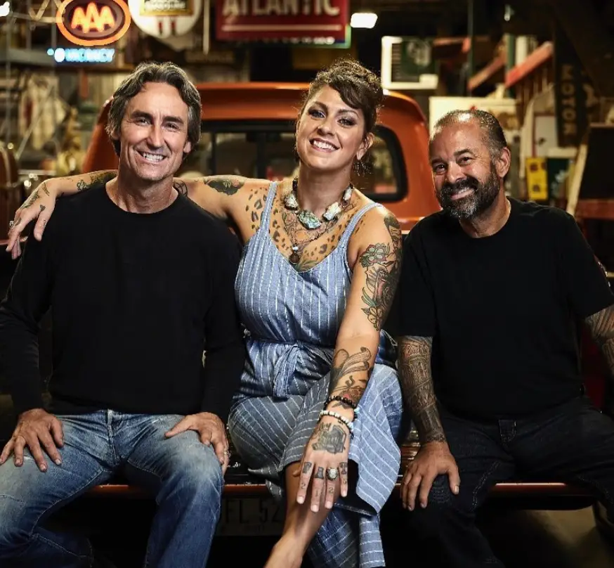Frank Fritz wight his American Pickers co-star after his weight loss