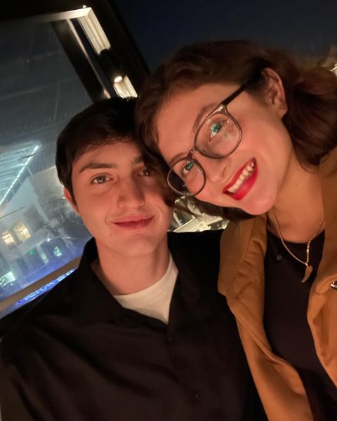 Gianni DeCenzo with his girlfriend, Melissa Rivera.