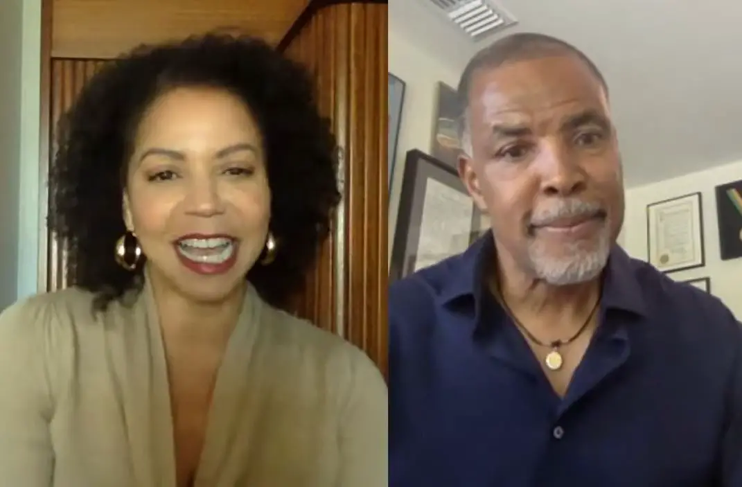 Gloria Reuben and Eriq La Salle talking about dating app on Hallmark's interview