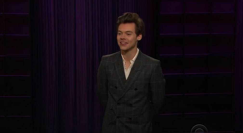 Harry Styles filled in for James Corden so the talk show host could be with his wife and kids when he became a father for the third time