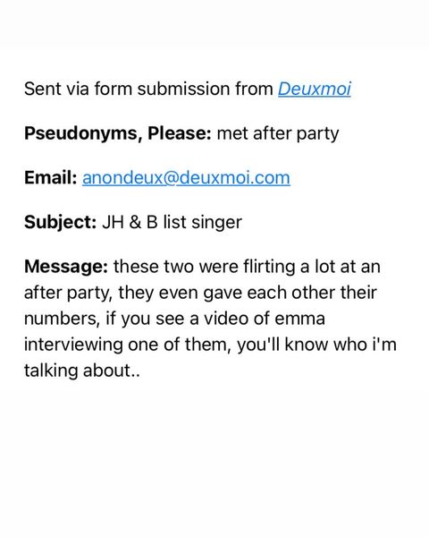 Blind tip on Deux Moi claims Jack Harlow and Camila Cabello exchanged numbers at the 2022 Met Gala.