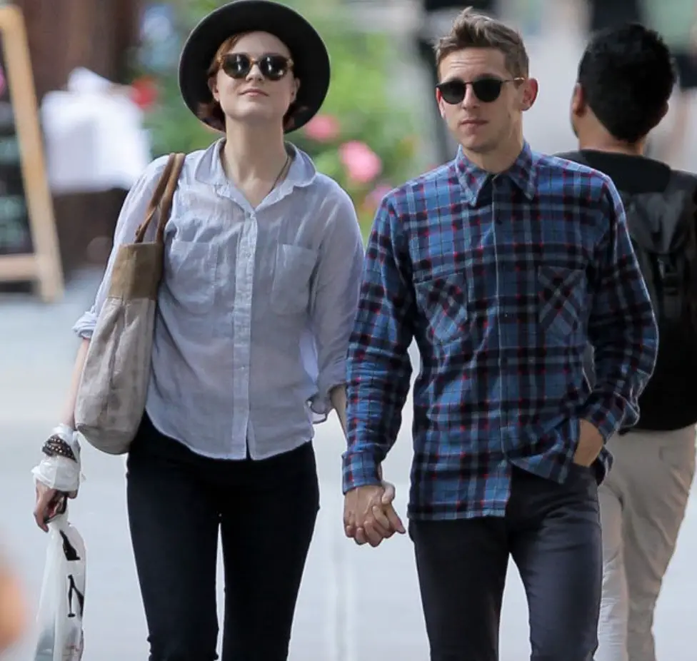 Jamie Bell with his ex wife, Evan Rachel Wood.