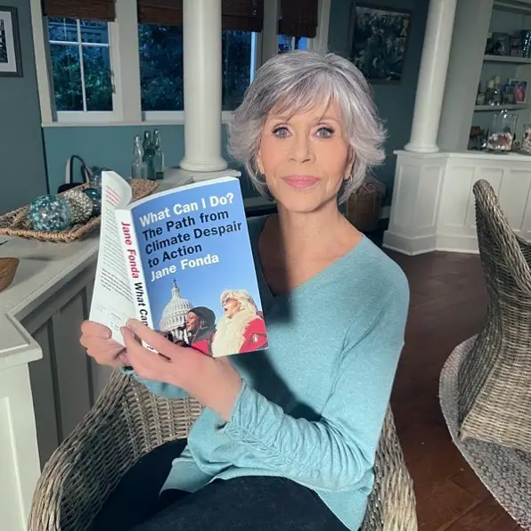 Jane Fonda in September 2021, a year after she swore off plastic surgery.