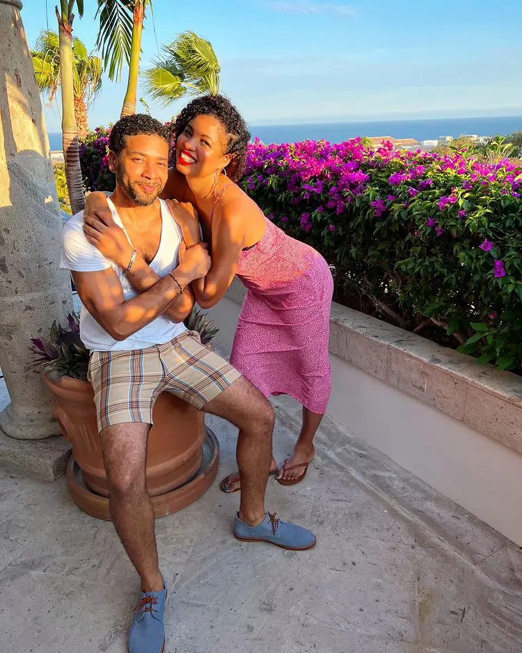 Jussie Smollett with his elder sister Jazz Smollett Warwell
