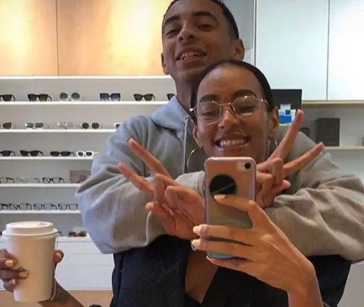 Jodie Woods with her rumored boyfriend, Julez Smith, in 2020.