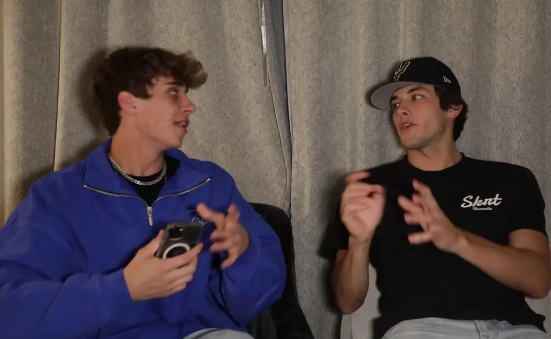 Griffin Johnson accidentally reveals Josh Richards and Nessa Barret are dating on Tea Talk 