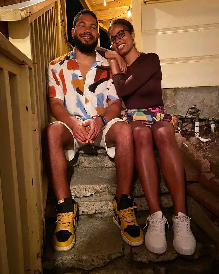 Jurnee Smollett sibling's Jocquis and Jazz posing for the picture.