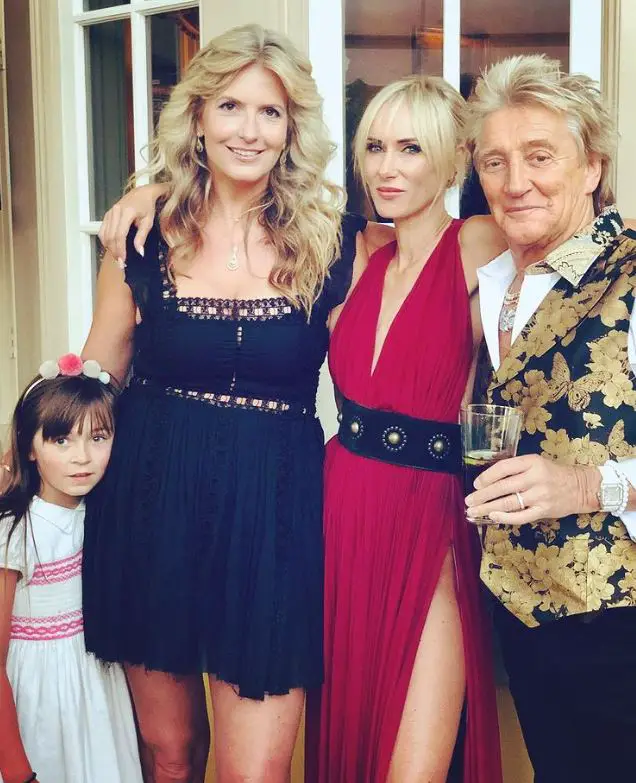 Kimberly Stewart with her parents