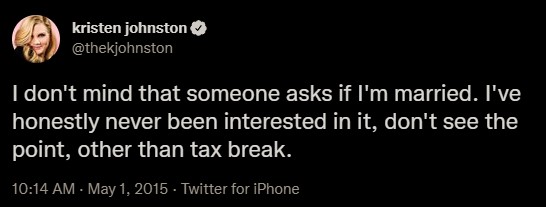 Kristen Johnston speaks her mind about having a partner and getting married.