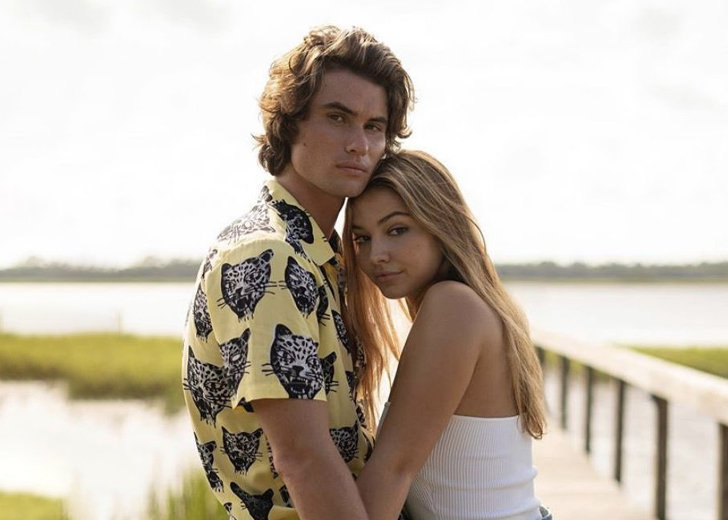 Madelyn-Cline-and-Chase-Stokes-Avoid-Each-Other-on-the-Set-of-Outer-Banks