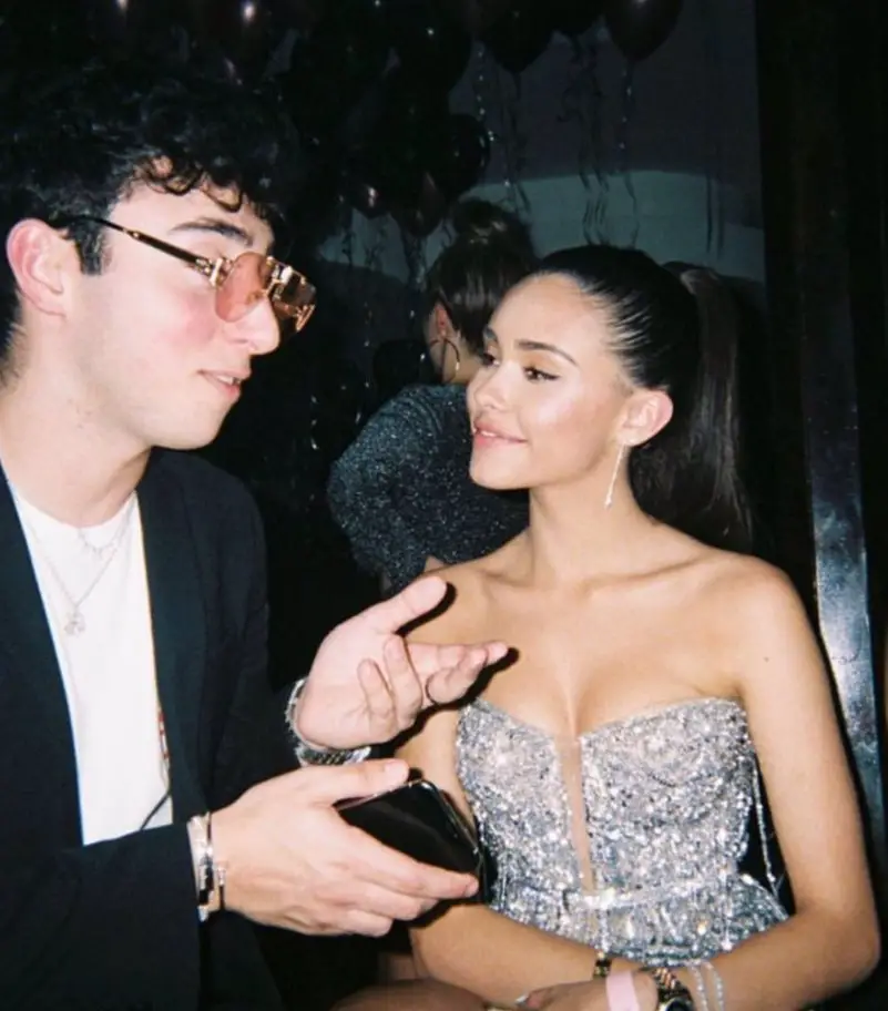 Madison Beer with her ex boyfriend, Zack Bia.