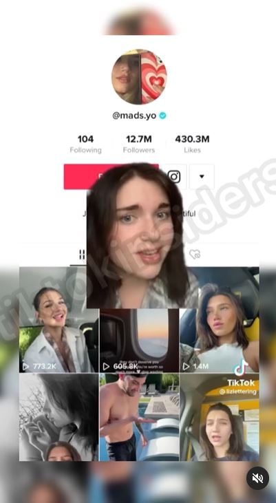 Lizlettering claims Mads Lewis was rude and entitled in a TikTok video