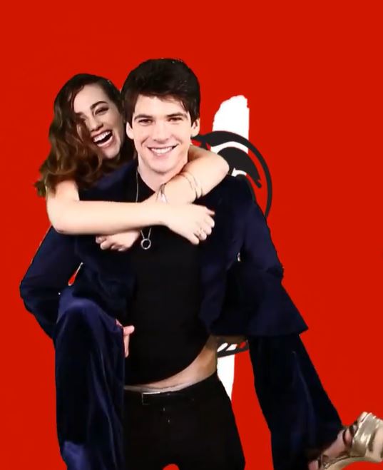 Mary Mouser and her boyfriend, Brett Pierce