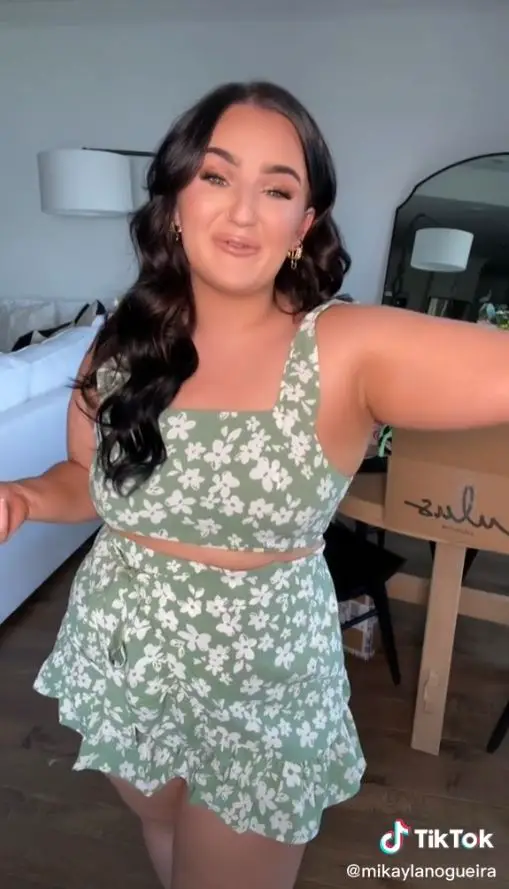 Mikayla Nogueira got candid about her weight gain and insecurities during her TikTok video