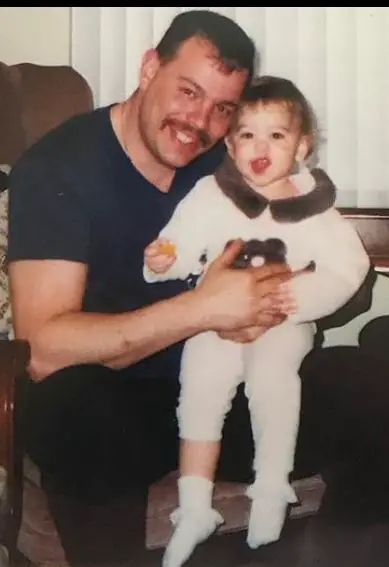 Pete Davidson's dad with his sister, Casey Davidson