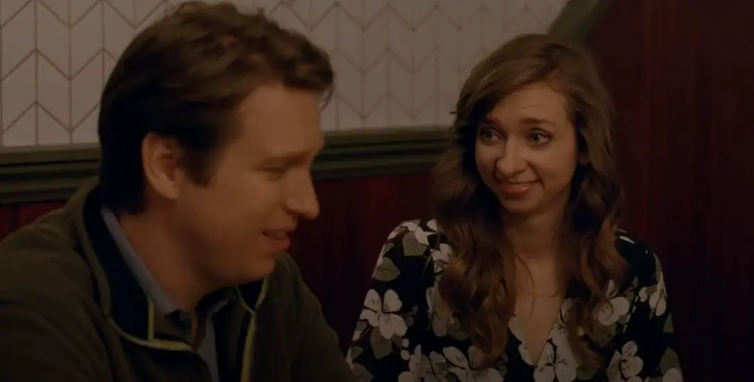 Pete Holmes and his on-screen wife in 'Crashing'
