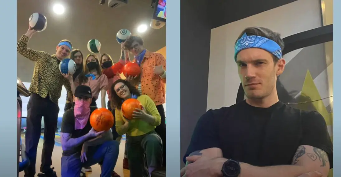 PewDiePie met his friends for the last time in the UK